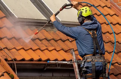 Démoussage et hydrofuge de toiture à Rebigue